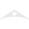 Ekena Millwork Pitch Turner Architectural Grade PVC Gable Pediment, 60"W x 20"H x 1"P (8/12) GPP060X020X100TUR - alternate 2